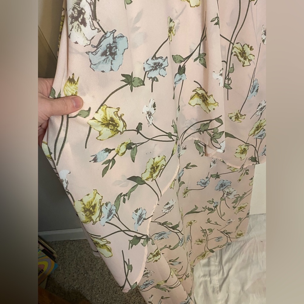 Women’s Boohoo Spaghetti Strap Floral Maxi Dress, size 6 Petite - Picture 3 of 5